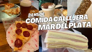 🍦PROBANDO COMIDA CALLEJERA en MAR DEL PLATA - Precio 2023 🍕🥐