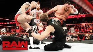 The Shield brawl with Samoa Joe, Sheamus and Cesaro: Raw, Dec. 11, 2017