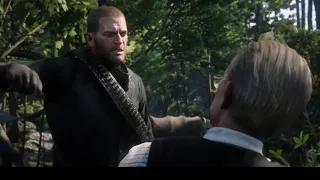 Arthur Kicks Leopold Strauss Out Of Camp - Red Dead Redemption 2 #rdr2