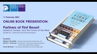 STG Online Book Presentation 'Partners of First Resort' America, Europe, and the Future of the West'