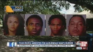 Four suspects arrested in Auburndale homicide