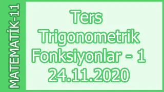 Ters Trigonometrik Fonksiyonlar   1