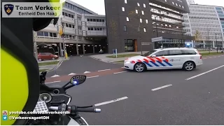 Escorting ambulance from The Hague to Rotterdam 12-11-2015