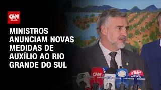 Ministros falam sobre medidas de auxílio ao RS | CNN ARENA