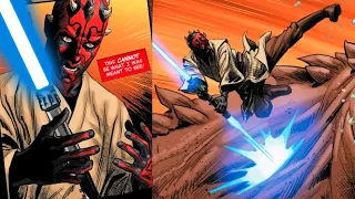 When Darth Maul Found his Blue Lightsaber(Canon) - Star Wars Comics Explained