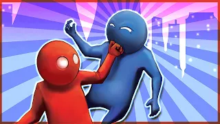 ВДВОЕМ НА ТАЩЕРА ДАНЮ! | Gang Beasts 0.3.4 | ВТРОЕМ!