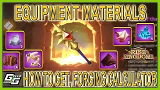 BEST EQUIPMENT FORGING MATERIAL PLANNING - Rise of Kingdoms