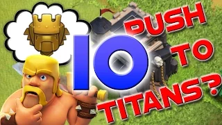 Clash of Clans: TH9 Trophy Push to Titans Episode 10 - Champion 1!  3800 Cups!