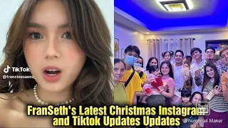 FranSeth's Latest Christmas Instagram and Tiktok Updates Updates /Francine Diaz and Seth Fedelin