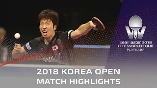 Mizutani Jun vs Dimitrij Ovtcharov | 2018 Korea Open Highlights (R16)