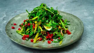 THE FASTEST SALAD WITH TUNA AND POMEGRANATE! Now I'm ONLY cooking IT for the festive table!!