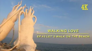 Cha Am - Let’s walk on the beach - Thailand 4K