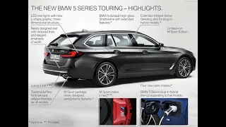 2021 BMW 5 Series Touring 540i - Start-up and Exhaust Sounds.