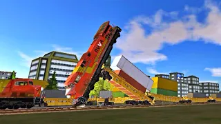 ALL CRASHES COMPILATION IN TRAIN AND RAIL YARD SIMULATOR | PART -01