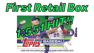 Big Retail Box of 2022 Topps Update Series Hits a 1:551!!  Is it enough??