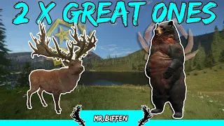 I Almost Messed Up My First Great One Bear... Killing My 2 Stacked Great Ones | The Hunter COTW