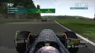 F1 2013 league race spa highlights