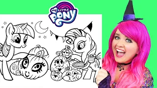 Coloring My Little Pony Halloween!