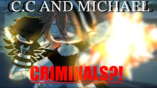 ⁉️ Michael and C.C are CRIMINALS ⁉️ {} Gacha Skit {} Gacha Club {} Afton family