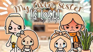 My twin Sister is lost! Toca boca | Toca life story.