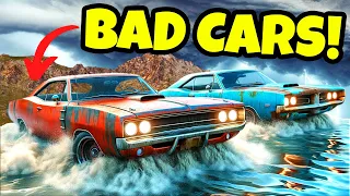 Upgrading TERRIBLE MUSCLE CARS to Escape a Flood in BeamNG Drive Mods!