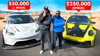 World’s Fastest Tesla vs GT3RS