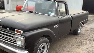 Cold start 1966 Ford f100