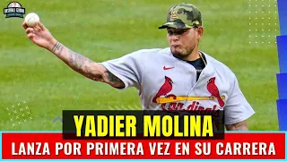 Yadier Molina hace su debut como lanzador en MLB | Béisbol Global