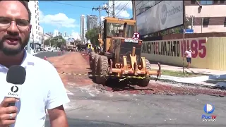 RETOMADAS AS OBRAS DE REVITALIZAÇÃO DA AVENIDA 85