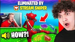 The FUNNIEST Stream Snipers on Fortnite! (Tfue & Ninja)