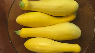 Storing and Cooking Yellow Squash