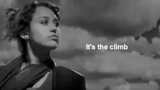 Miley Cyrus - Acapella  The climb (with lyrics)