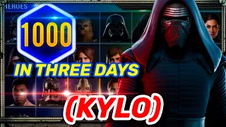 How To MAX Kylo Ren In THREE DAYS