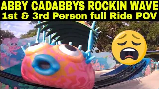 ABBY CADABBY'S Rockin' Wave Ride SEA WORLD SAN ANTONIO 1st person & 3rd person FULL RIDE POV
