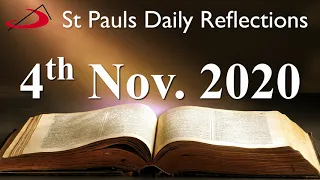 Daily Reflection for 4th November 2020