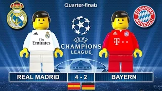 Real Madrid vs Bayern 4-2 • Champions League 2017 (18/04/2017) goals highlights Lego Football