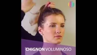 Aprende a hacer un chignon voluminoso de forma sencilla