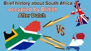 South Africa's Colonial Past with the Dutch and British Empires . #SouthAfricanHistory,#Dutch