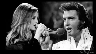 Elvis Presley With Lisa Marie Presley - In The Ghetto.