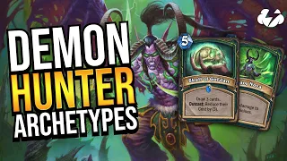 DEMON HUNTER ARCHETYPES | Tempo Storm Hearthstone [Ashes of Outlands]