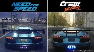 Need For Speed vs. The Crew Wild Run | Graphics & Weather Comparison, 2015 Open World Racing Games