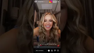 CARLY PEARCE talks TOUR on Instagram Live May 26, 2022