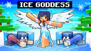 Playing as an ICE GODDESS in Minecraft!