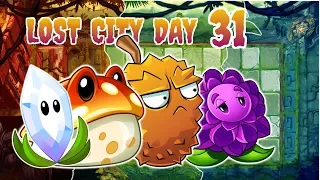 Lost City Day 31 Walkthrough & Gameplay | Plants Vs Zombies 2