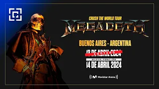 Megadeth Argentina 2024 #megadeth #argentina #movistararena 4K