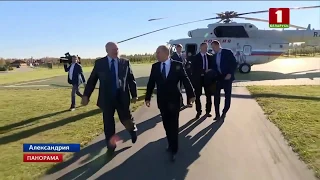 Путин побывал на малой родине Лукашенко