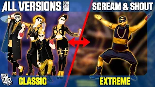 COMPARING 'SCREAM & SHOUT' | CLASSIC x EXTREME | JUST DANCE 2017