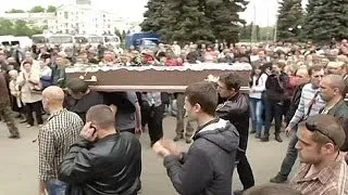 Odessa buries its dead as locals blame Kyiv for the violence