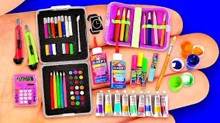 26 DIY MINIATURE SCHOOL SUPPLIES IDEAS ~ GROSSE SAMMLUNG VON MINIATUREN