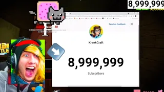 @KreekCraft HITTING 9 Million Subscribers…